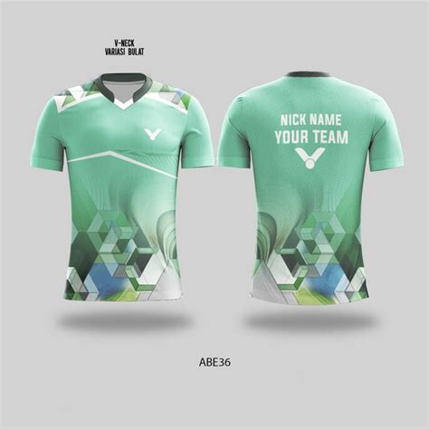 Jual Kaos Baju Jersey Bulutangkis Badminton Dry Fit Full Print Custom