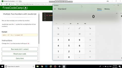 Multiply Two Numbers With JavaScript Free Code Camp Dani YouTube
