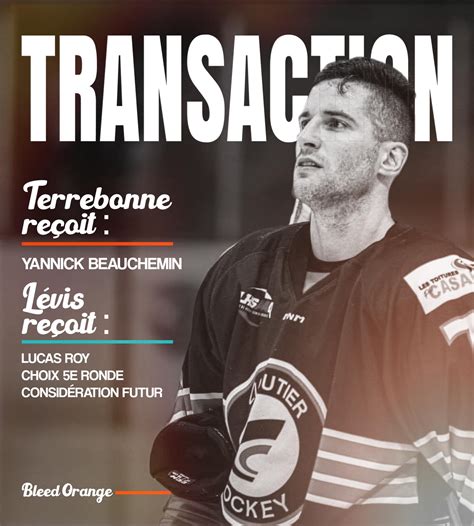 LHSAAAQ Yannick Beauchemin s amène à Terrebonne