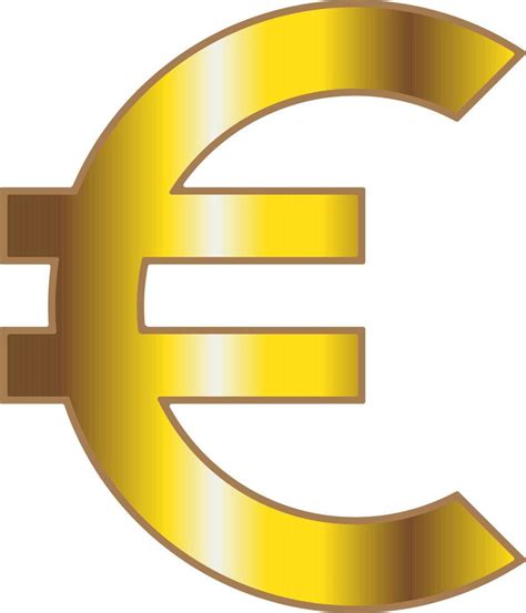 vector golden euro currency logo 22464279 Vector Art at Vecteezy