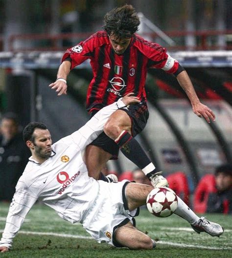 Ryan Giggs Vs Paolo Maldini AC Milan Vs Manchester United Champions