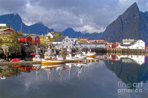 Hamnoy Fishing Village On Lofoten Islands Photograph by Heiko Koehrer-Wagner