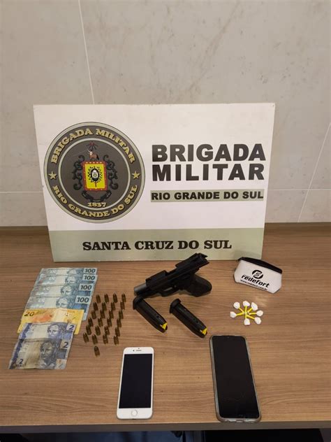 Brigada Militar De Santa Cruz Do Sul Prendeu Um Homem E Apreendeu Um