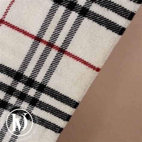 Écharpe tartan en cachemire blanc - Burberry