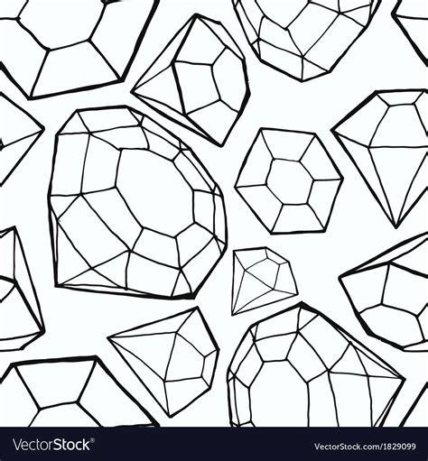 Seamless diamond pattern Royalty Free Vector Image