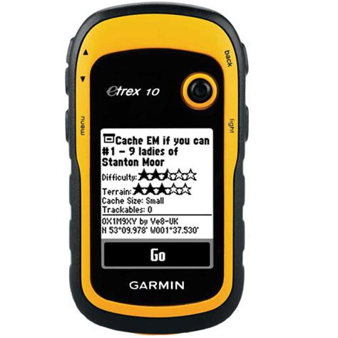 Garmin ETrex 10 010 00970 00 Handheld GPS Navigator Monochrome