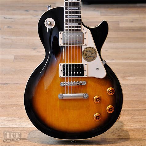 Epiphone Les Paul Standard Plus Top Pro Vintage Sunburst Reverb