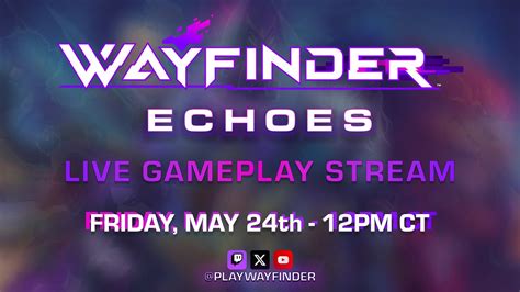 Wayfinder Echoes Live Gameplay Stream Youtube