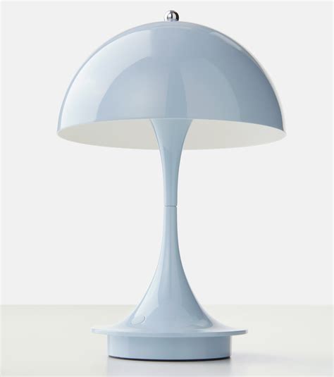 Panthella 160 Portable Lamp By Verner Panton In Blue Louis Poulsen