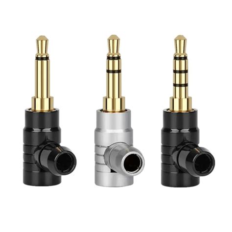 Enchufe Para Auriculares De 3 5mm Adaptador De Metal Est Reo De 2 3 4