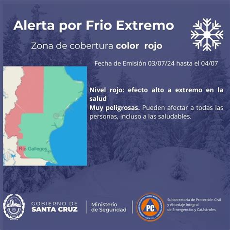 Santa Cruz En Alerta Por Frío Extremo Nevadas Y Viento La Opinión Austral