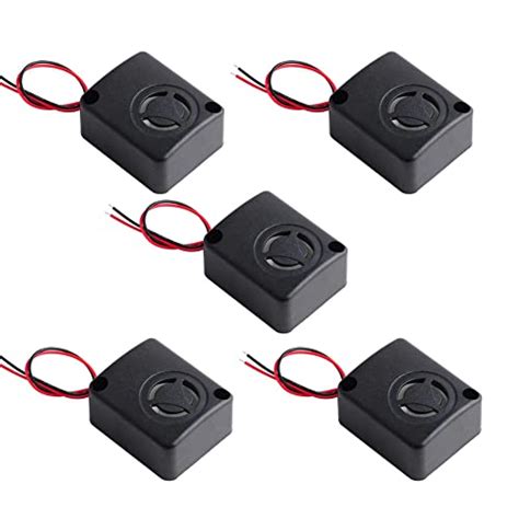 Stemedu 5 PCS 12V Piezoelectric Active Buzzers Electric Buzzer Alarm