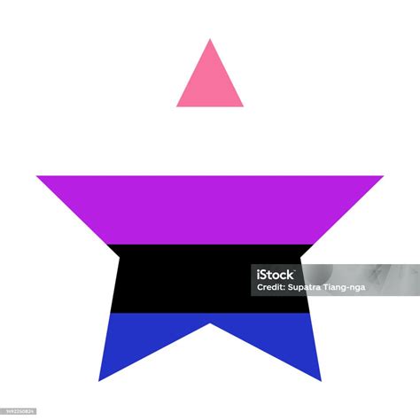 Genderfluide Prideflagge Lgbtprideflagge Stock Vektor Art Und Mehr