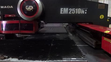 AMADA EM 2510 NT 2004 Punching Machine YouTube