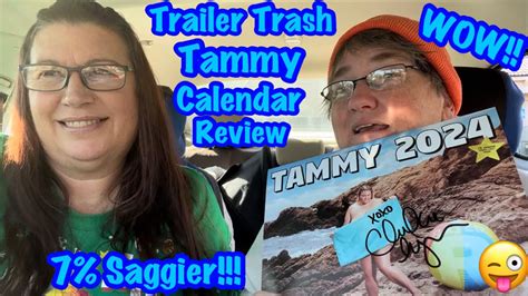 Review Time Trailer Trash Tammy Calendar Chelcielynn Fun Funny