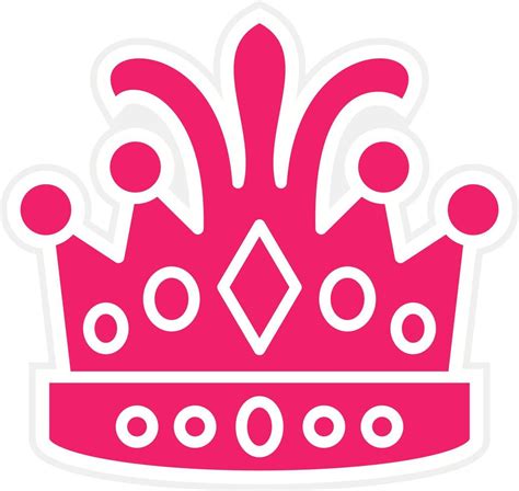 Queen Crown Vector Icon Style 22432976 Vector Art at Vecteezy