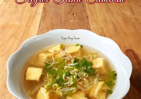 Resep 270 Sayur Tahu Cambah Oleh Dapur Ning Ayu Cookpad