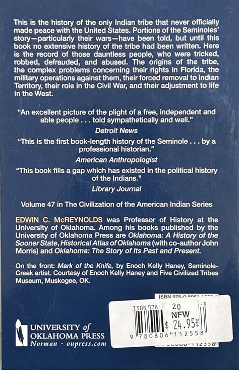 BOOK- THE SEMINOLES - Driftstone Pueblo - Retail