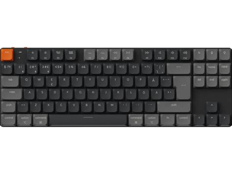 Keychron K1 V6 RGB Aluminium Hot Swap QMK Low Profile 2 0 Red trådløst tastatur Gamingkeyboard
