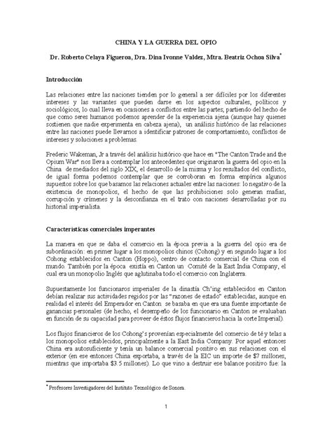 Guerra De Opio 6