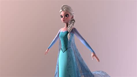 Elsa A B From Disney Frozen 3d Model Best Of 3d Models Nbkomputer