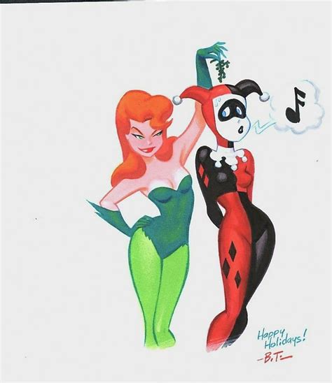 Batman Tas On Twitter Poison Ivy And Harley Quinn By Bruce Timm