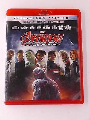 Avengers Age Of Ultron Blu Ray 3D Blu Ray Collectors Edition 2015