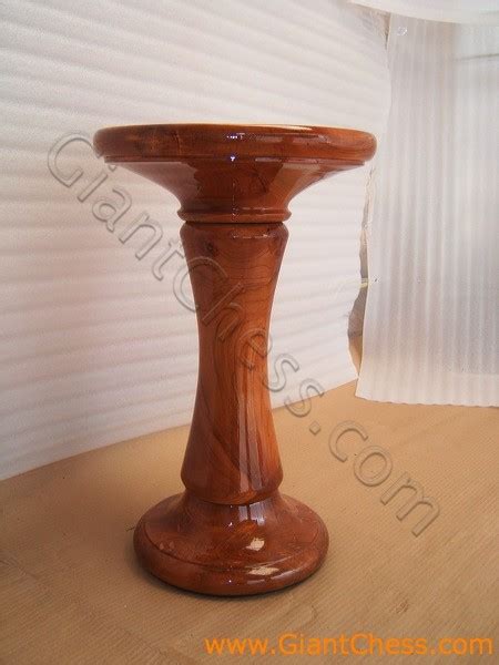 Teak Wooden Chess Table With Two Stools 612