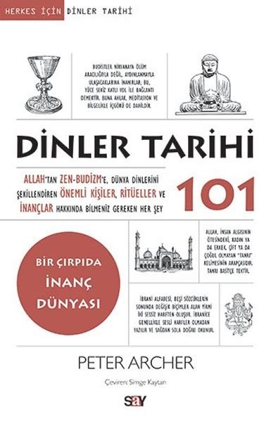 Dinler Tarihi 101 Peter Archer Fiyat Satın Al idefix