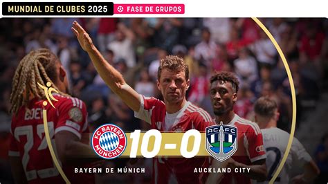 Classificações De Bayern X Auckland City - El Bayern humilla al Auckland City en la primera pachanga del Mundial