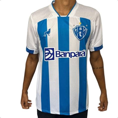 Camisa Masculina Paysandu 2023 Lobo Home I Oficial Azul Netshoes