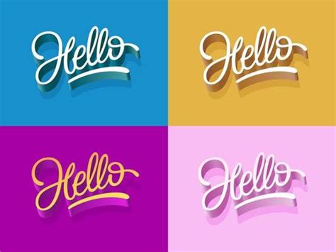 Hello Sticker Vector Art, Icons, and Graphics for Free Download