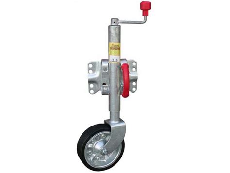 Wind Up Swing Up Jockey Wheel 8″ Steel Wheel Gal Trailer Repair Centre