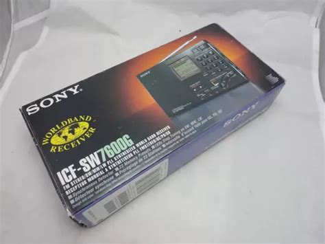 Radio Sony Icf Sw 7600g Completo Visor Ambar Icf 7600 G Frete grátis