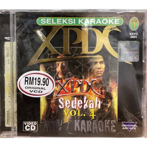 New Vcd Mtv Karaoke Xpdc Sedekah Vol Songs Shopee Malaysia