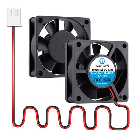 Amazon WINSINN DC 60mm Fan 24V 6020 Dual Ball Bearing Brushless