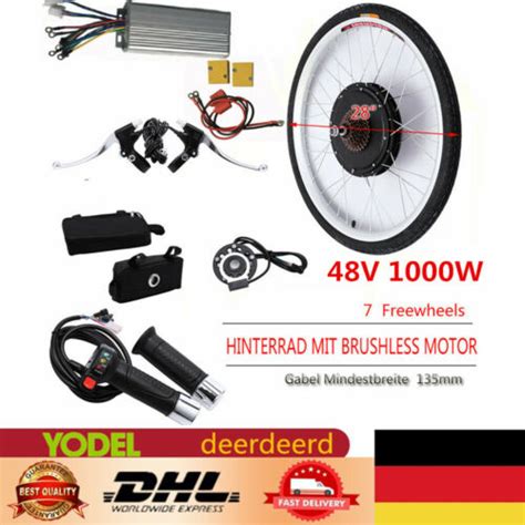 28 Elektro Bike Kit E Bike Fahrrad Umwandlung Kit Heckmotor Umbausatz