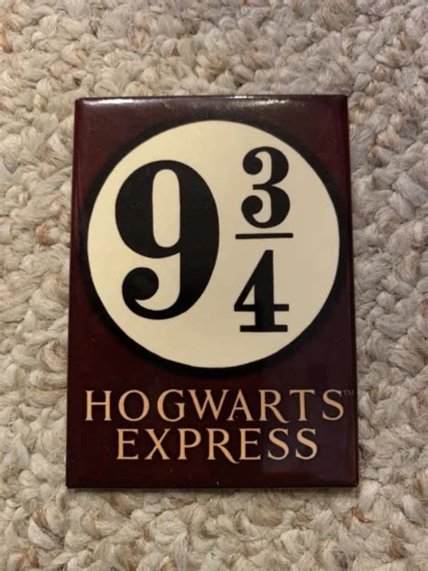 HARRY POTTER HOGWARTS Express Platform 9 3/4 Photo Image Car Magnet ...