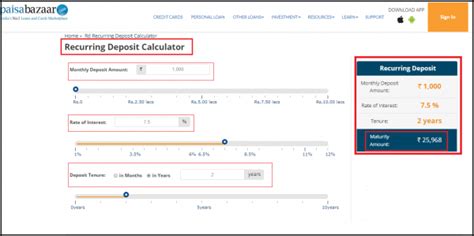 Sbi Rd Interest Rates Rd Calculator 2022 I Paisabazaar