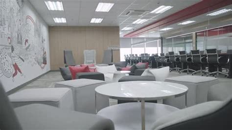 Fresh And Modern Corporate Office Space - Common Area, Stock Video - Envato Elements