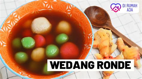 Resep Wedang Ronde Jahe Merah Memperkuat Imun Tubuh Tang Yuan Youtube