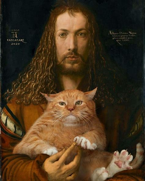 Adding A Fat Ginger Cat To Famous Paintings Improves Them