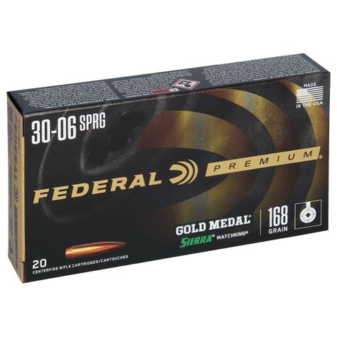 Federal Premium Gold Medal Springfield Ammo Gr Sierra