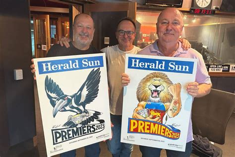 Mark Knight Reveals His 2023 AFL Premiership Posters