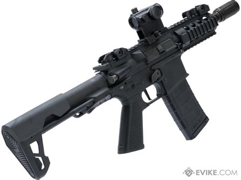 King Arms M Pdw Sbr Airsoft Aeg Rifle Color Black Shorty Airsoft