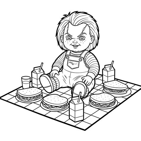 Chucky Coloring Pages Chucky Coloring Pages
