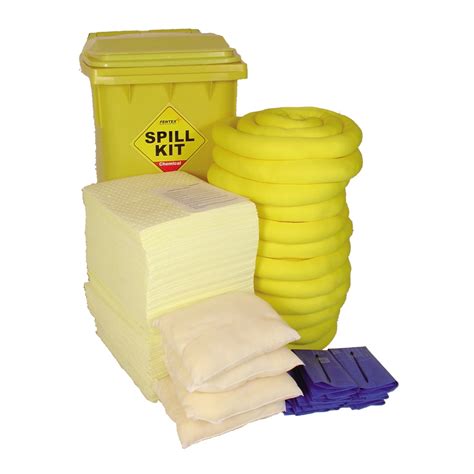 240 Litre Chemical Absorbent Spill Kit In Bin