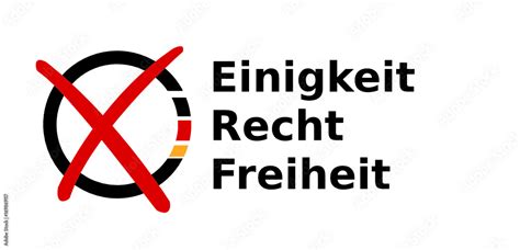 Einigkeit und Recht und Freiheit Stock-Vektorgrafik | Adobe Stock