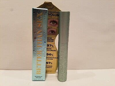 Too Faced Better Than Sex Waterproof Mascara Black Fl Oz EBay