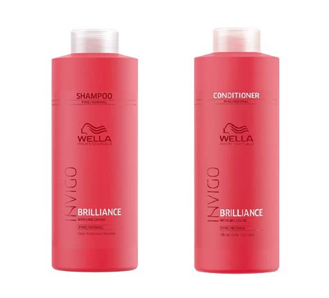 Wella Invigo Brilliance Shampoo And Conditionerr Fine To Normal Colored Hair 338oz Duo